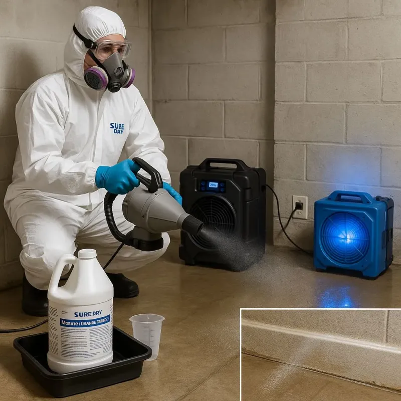 Sanitization and Odor Removal process in Carol Stream, IL
